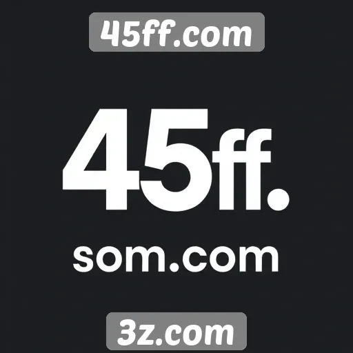 Acessibilidade e design do 45ff.com são analisados